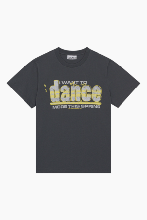 Basic Jersey Dance Relaxed T-shirt T3675 - Volcanic Ash - GANNI - Grå XXS