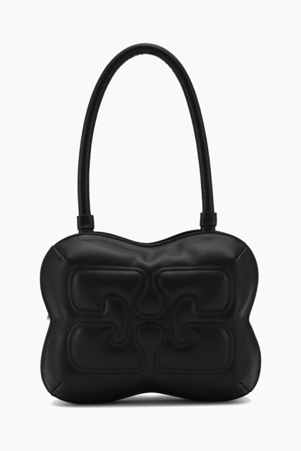 Butterfly Top Handle Bag A5207 - Black - GANNI - Sort One Size