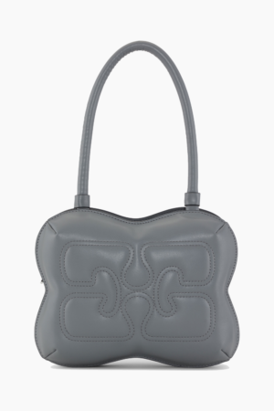 Butterfly Top Handle Bag A5209 - Frost Gray - GANNI - Grå One Size