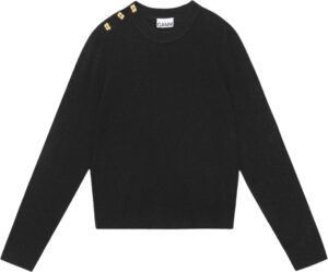 Cashmere Mix Oneck Pullover - Soli
