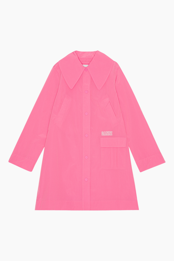 Coat F7609 - Sugar Plum - GANNI - Pink XS