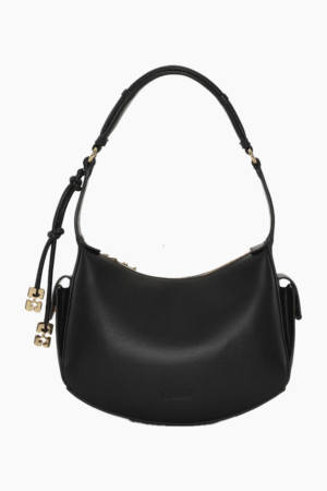 Ganni Shoulder Bag A5416 - Black - GANNI - Sort One Size
